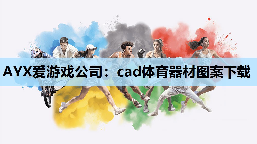 AYX爱游戏公司：cad体育器材图案下载