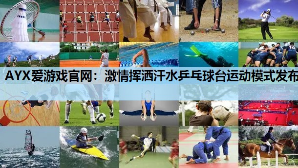 激情挥洒汗水乒乓球台运动模式发布 激情挥洒汗水乒乓球台运动模式发布